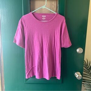 Duluth Trading Co Magenta Short Sleeve Tee